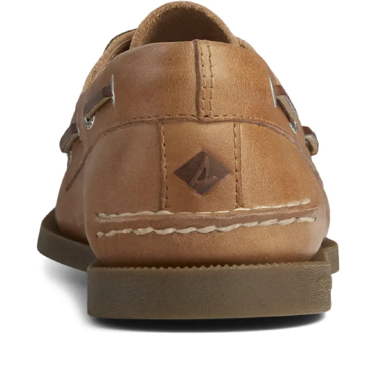 MENS SPERRY A/O 2-EYE LEATHER - NUTMEG