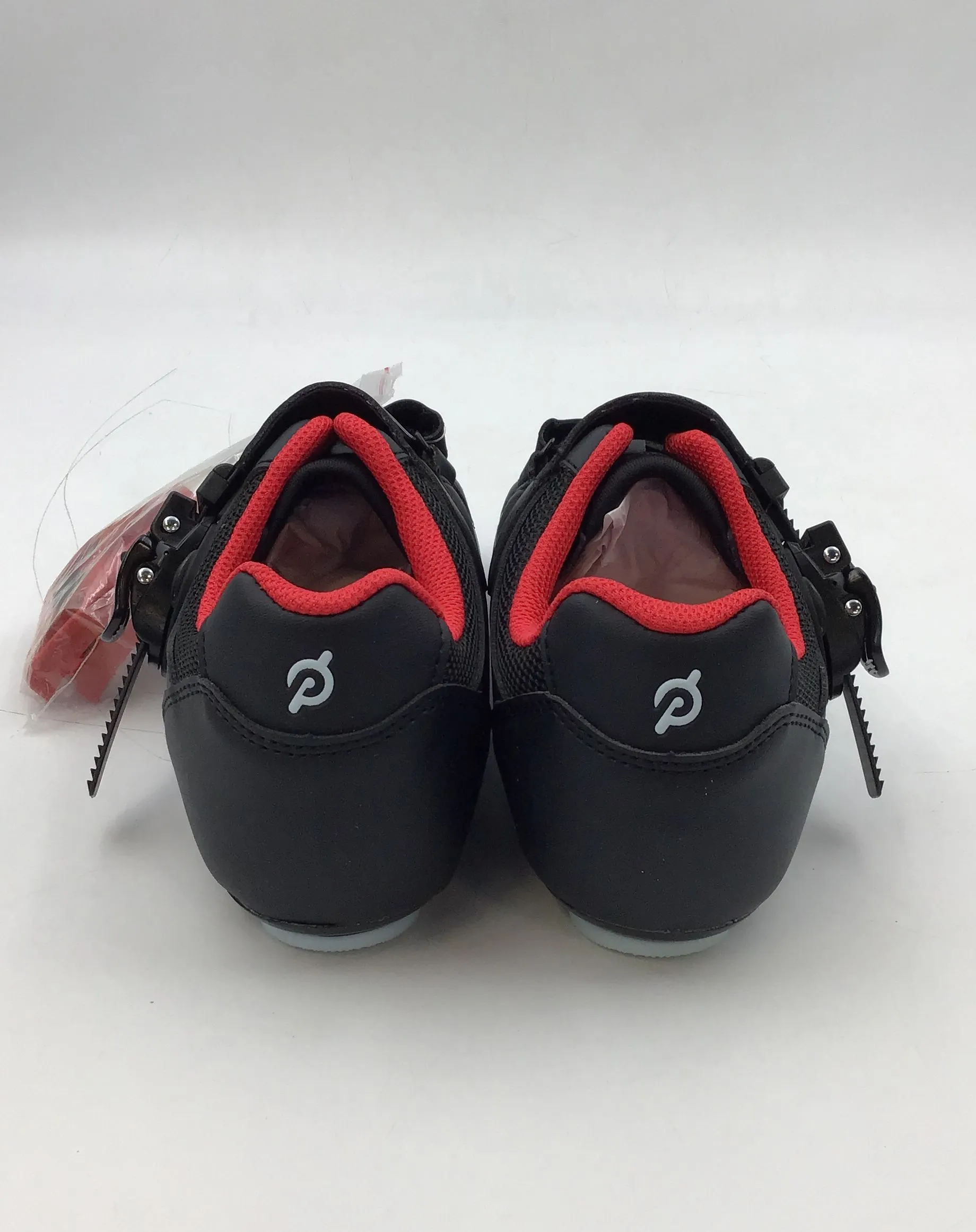New Peloton Men's Black Low-Top Cycling Shoes - Size EUR 42