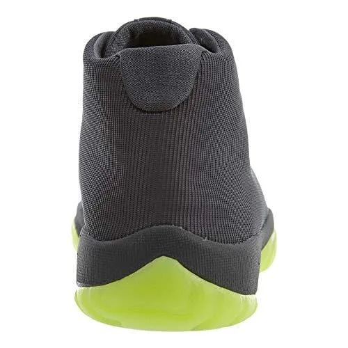 Nike Mens Air Jordan Future Dark Grey/Volt Sneakers - 12