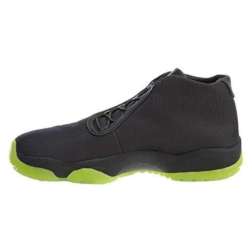 Nike Mens Air Jordan Future Dark Grey/Volt Sneakers - 12