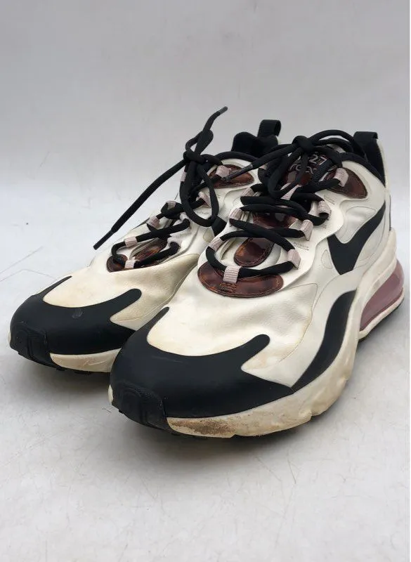 Nike Women's Air Max 270 React Black White Basketball Athletic Shoes - Size 10