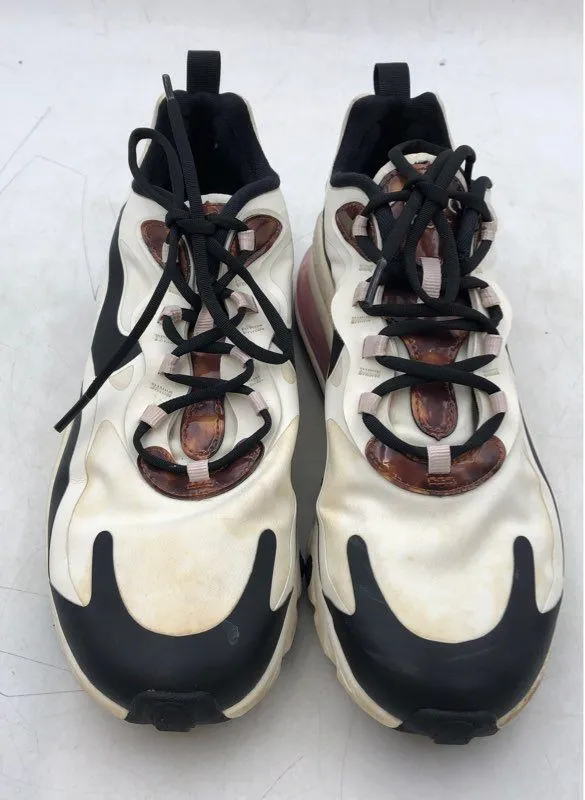Nike Women's Air Max 270 React Black White Basketball Athletic Shoes - Size 10