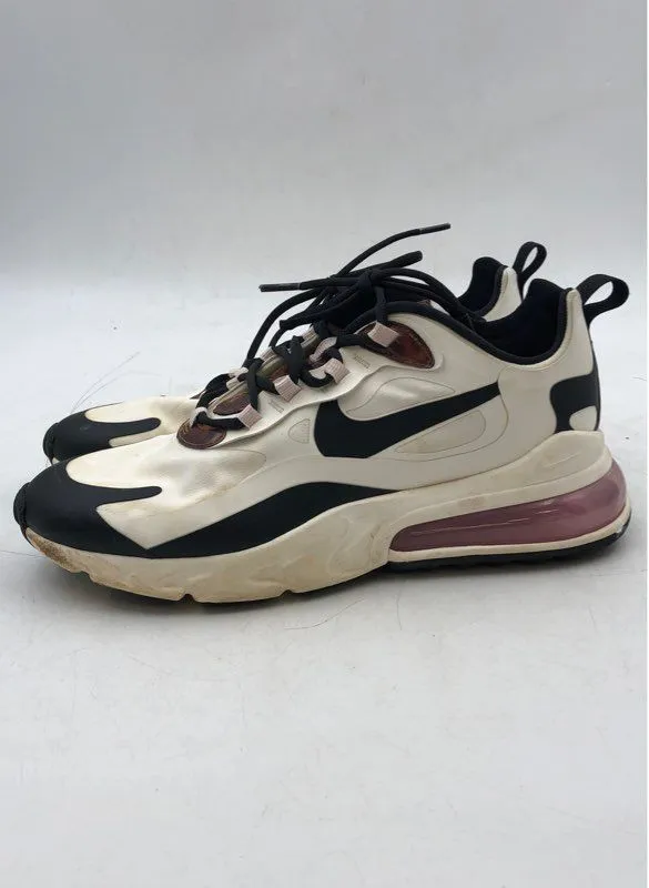 Nike Women's Air Max 270 React Black White Basketball Athletic Shoes - Size 10