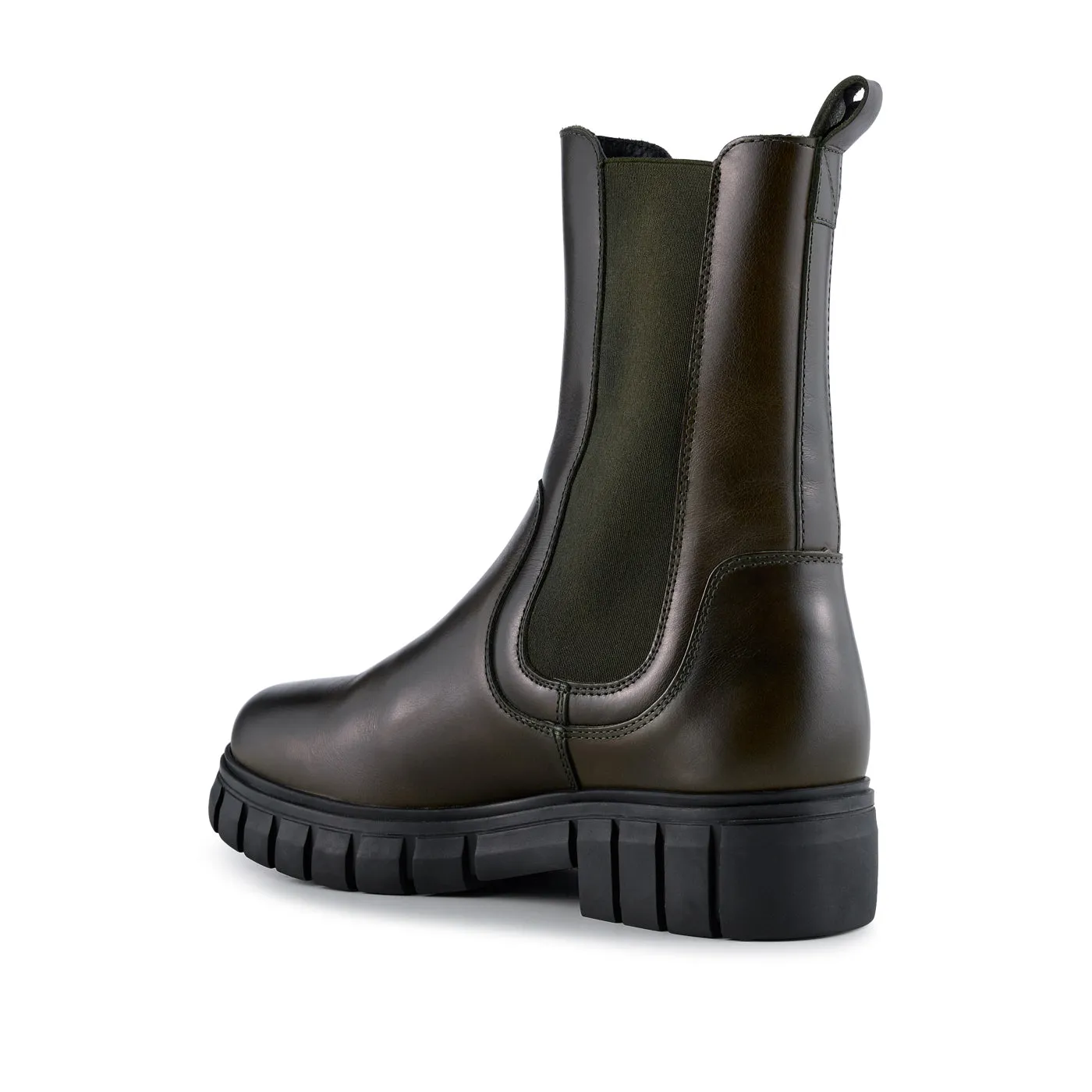 Rebel chelsea boot leather - KHAKI