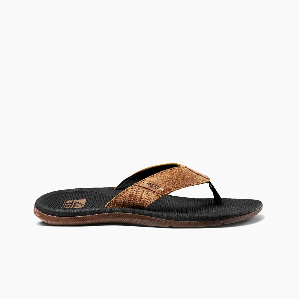 Reef Mens Santa Ana Le - Black/Tan