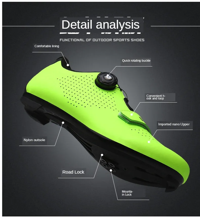 Road Cycling Shoes Men Bicycle Shoes Mountain Bike Shoes Sapatilha Ciclismo MTB Mountain Cycle Sneaker Triathlon Racing Shoes