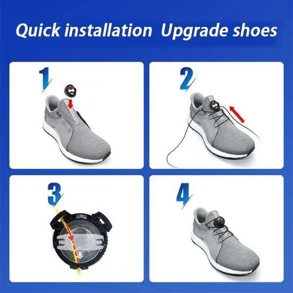 Rotating Automatic Buckle Shoelaces