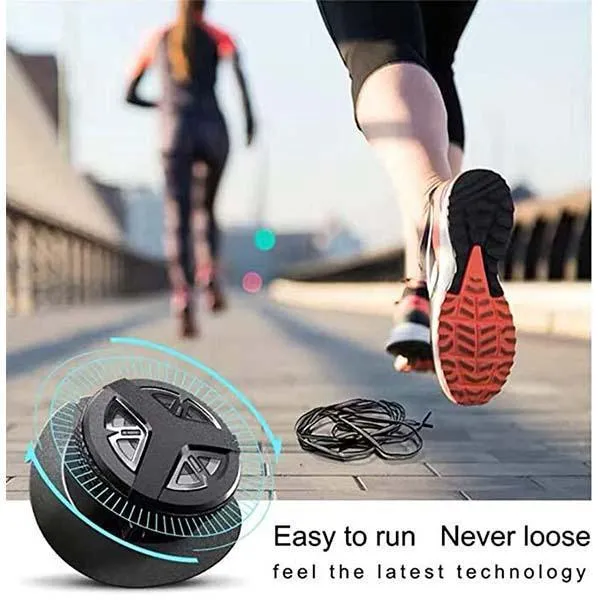 Rotating Automatic Buckle Shoelaces