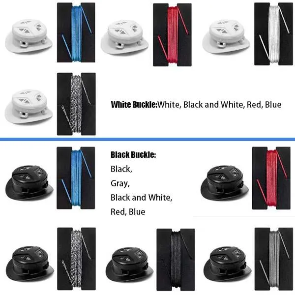 Rotating Automatic Buckle Shoelaces