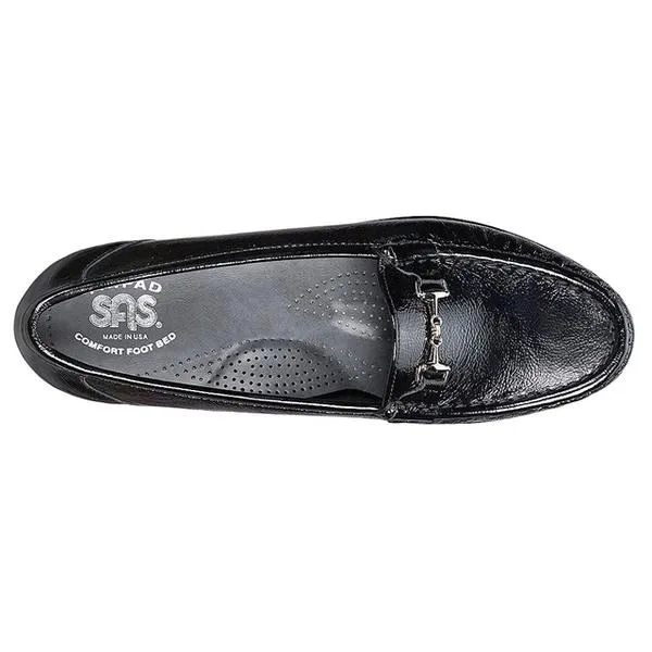 SAS Metro Loafer Black Patent Leather (Women's)