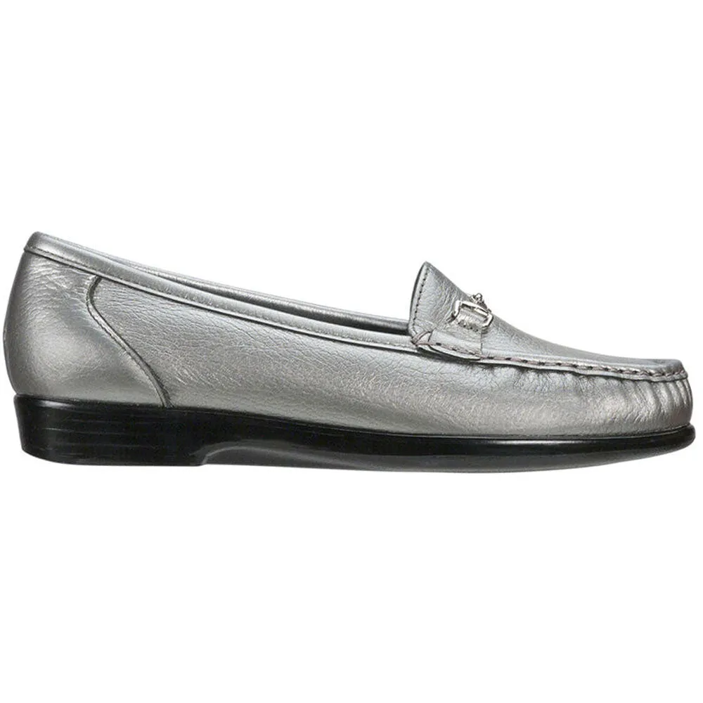 SAS Metro Loafer Pewter Leather (Women's)