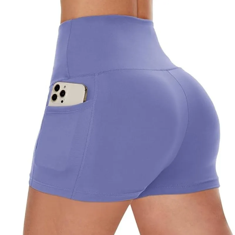 Seamless Compression Pocket Shorts – Flexible and Functional Fit