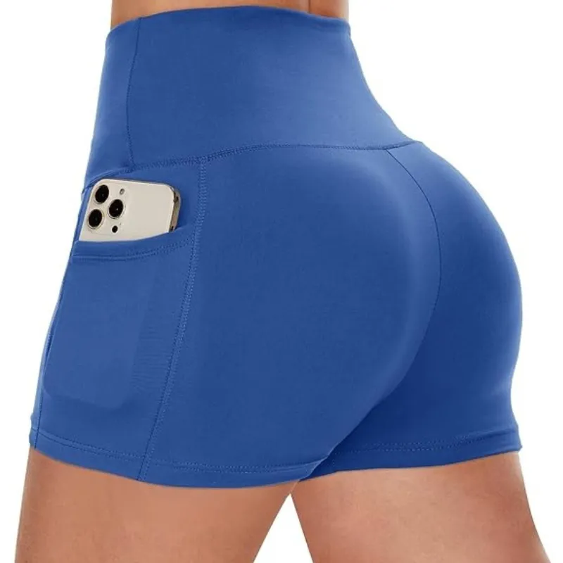 Seamless Compression Pocket Shorts – Flexible and Functional Fit
