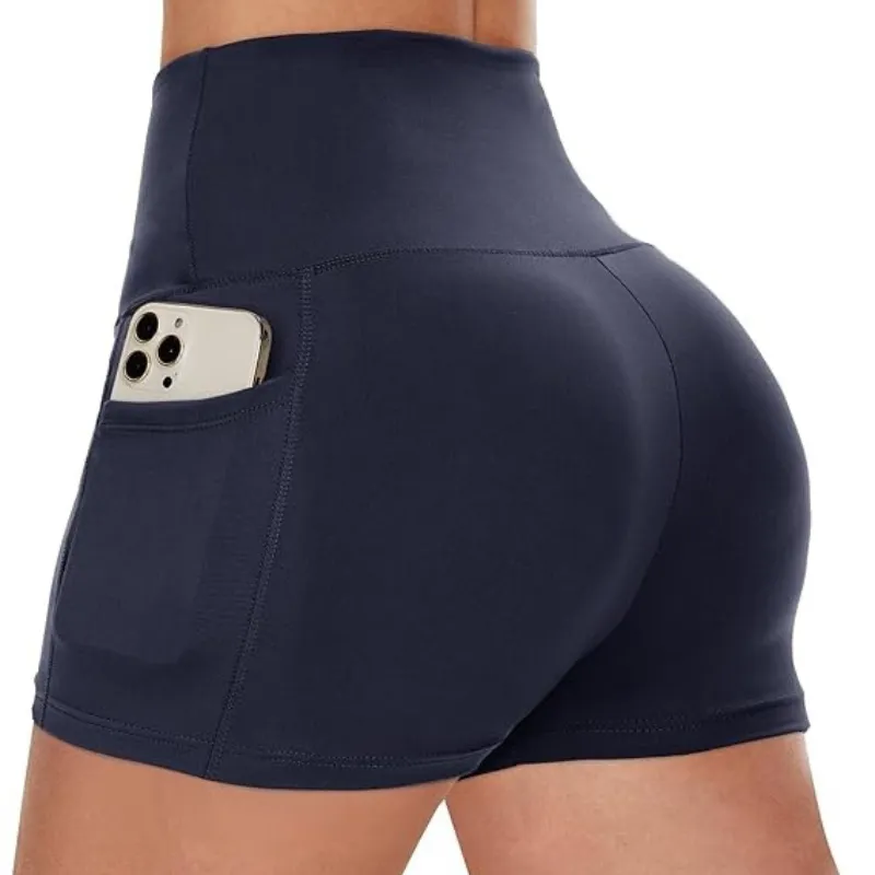 Seamless Compression Pocket Shorts – Flexible and Functional Fit