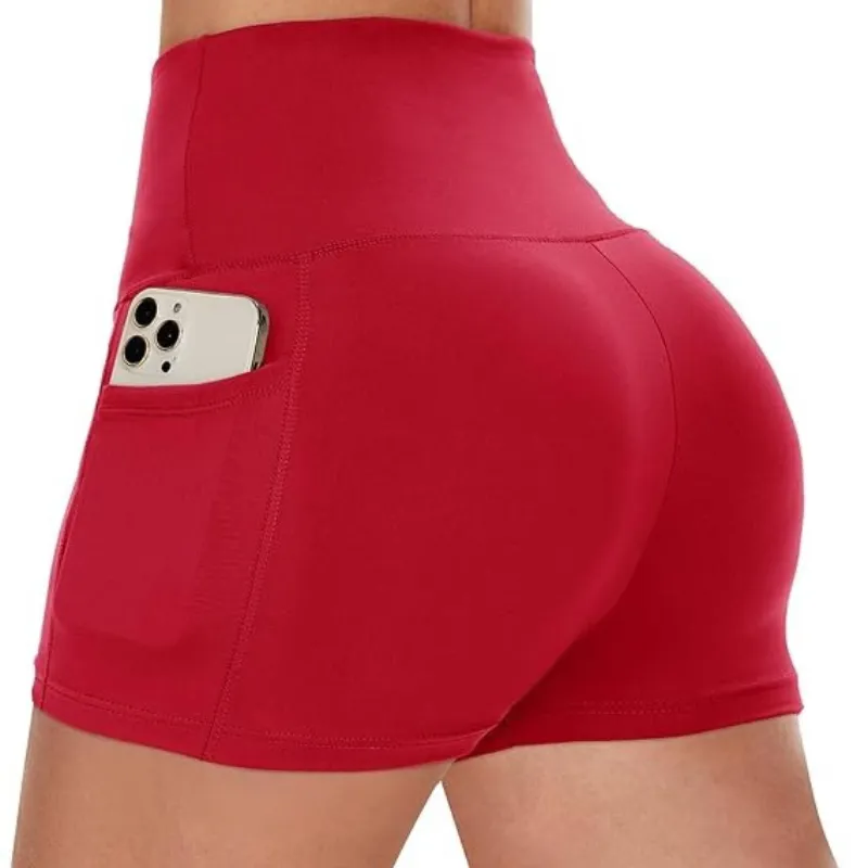 Seamless Compression Pocket Shorts – Flexible and Functional Fit