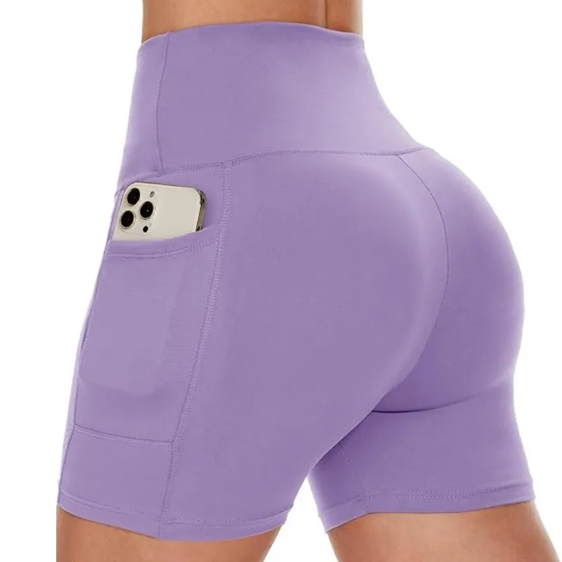 Seamless Compression Pocket Shorts – Flexible and Functional Fit