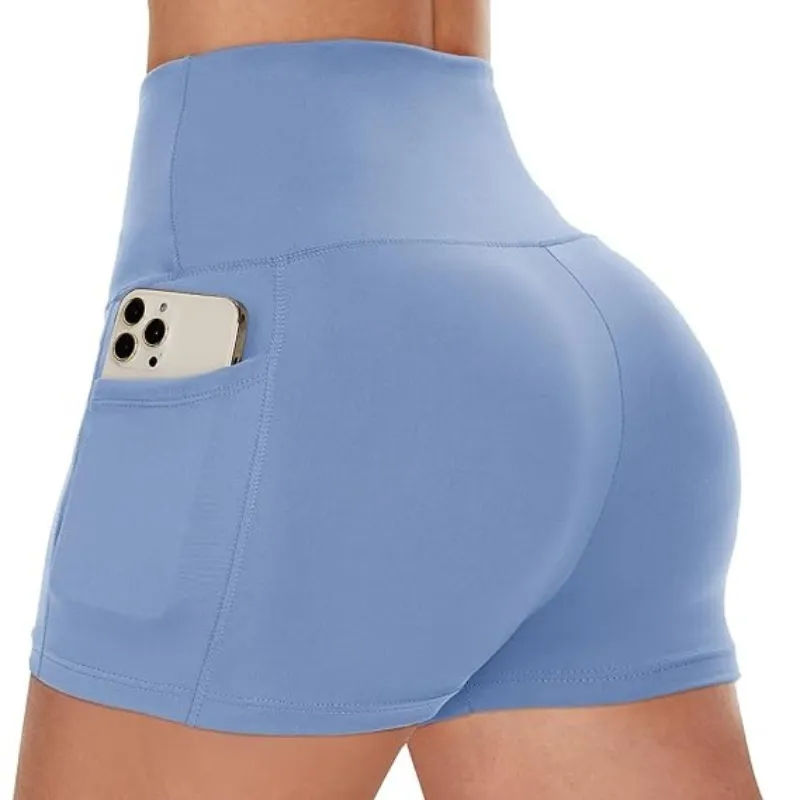Seamless Compression Pocket Shorts – Flexible and Functional Fit