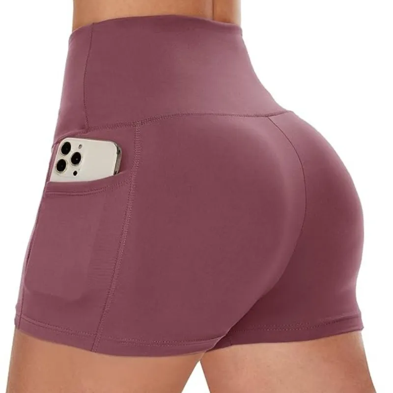 Seamless Compression Pocket Shorts – Flexible and Functional Fit