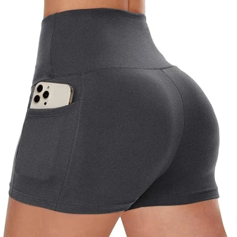 Seamless Compression Pocket Shorts – Flexible and Functional Fit