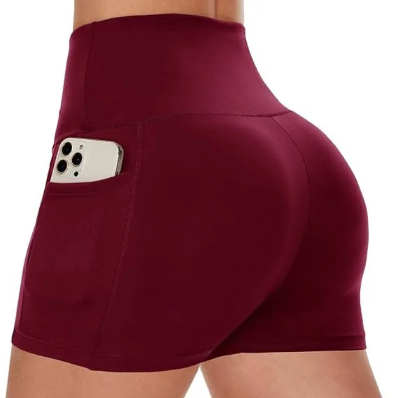 Seamless Compression Pocket Shorts – Flexible and Functional Fit