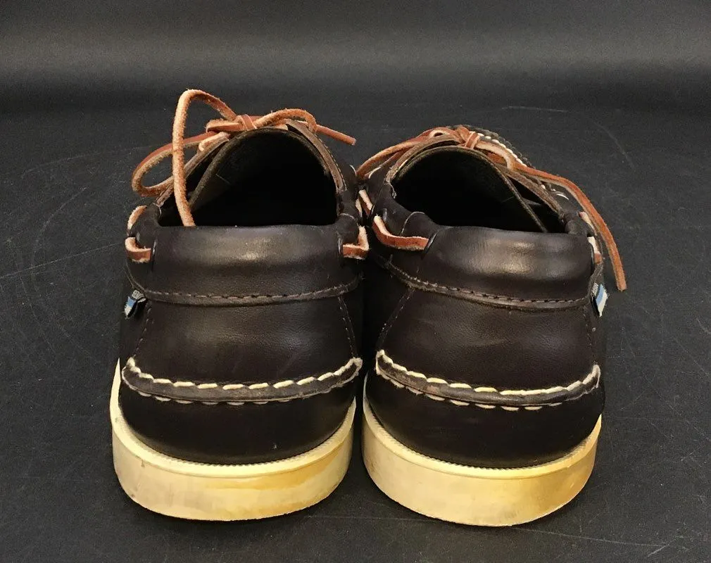 Sebago Men's Docksides 72753 Brown Casual Boat Shoes - Size 12