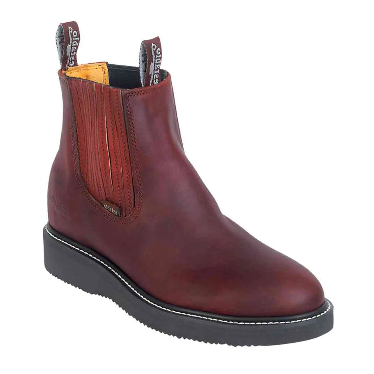 Short Pull On Work Boots
