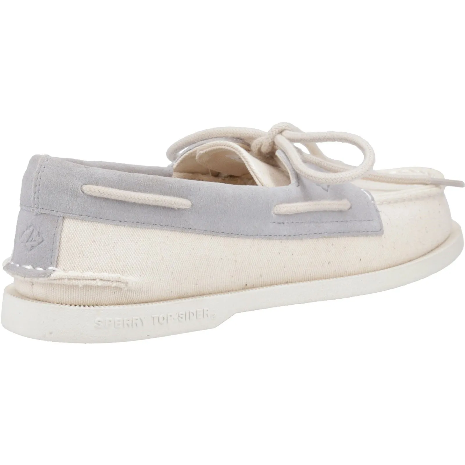Sperry Authentic Original 2-Eye Seacycled Cotton Men's Tan Lace-Up Shoes