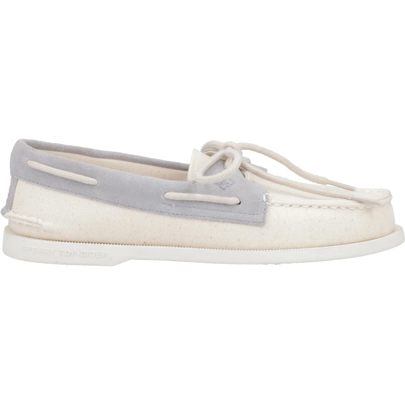 Sperry Authentic Original 2-Eye Seacycled Cotton Men's Tan Lace-Up Shoes