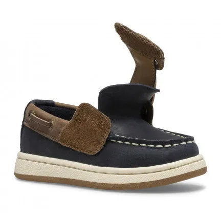 Sperry Kids Cup II Boat Shoe Navy Tan