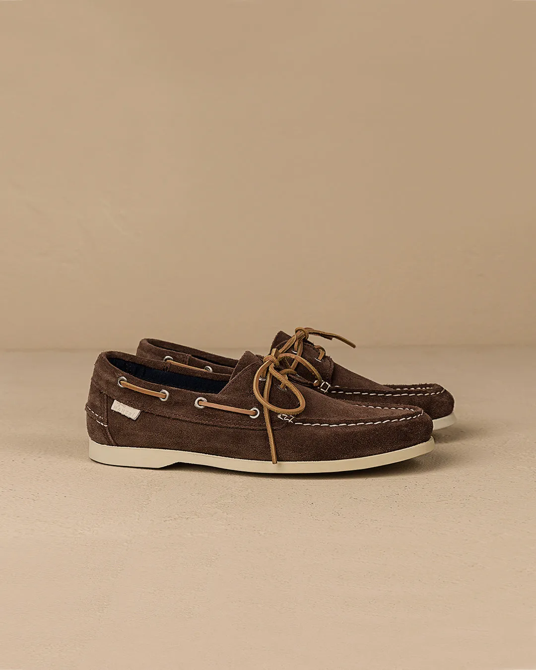 Suede Boat-Shoes - M29KM - Hamptons Moka