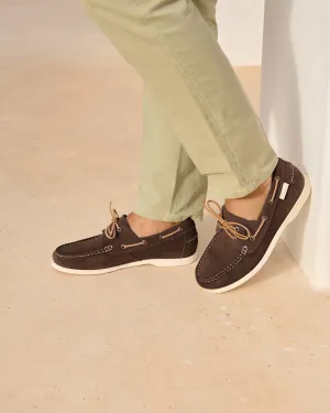 Suede Boat-Shoes - M29KM - Hamptons Moka