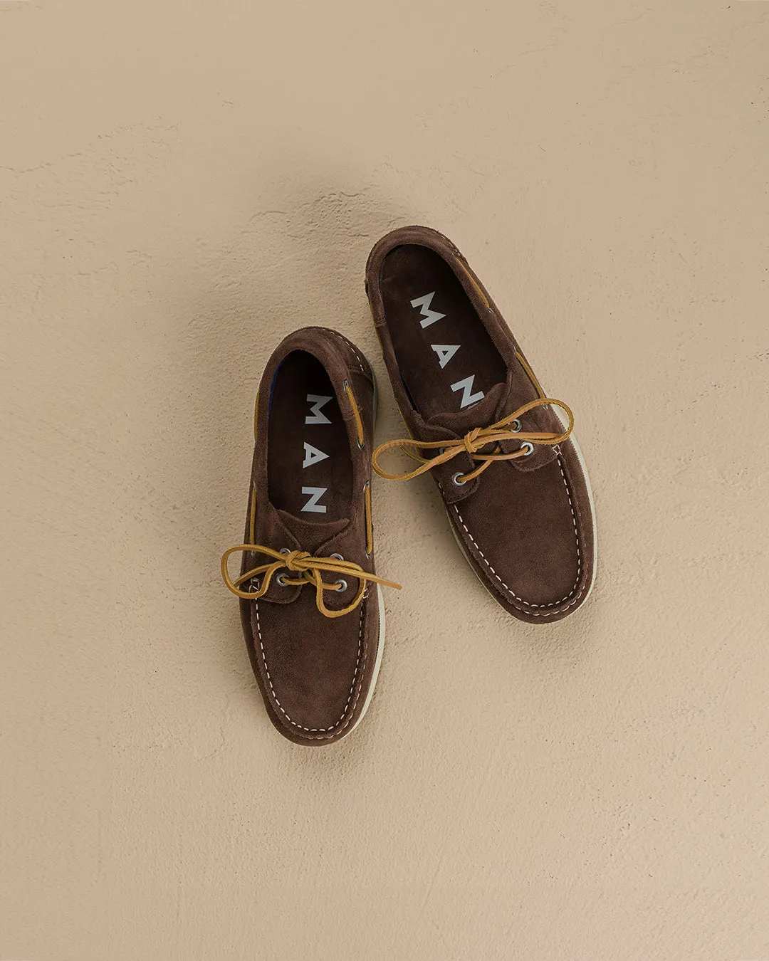 Suede Boat-Shoes - M29KM - Hamptons Moka
