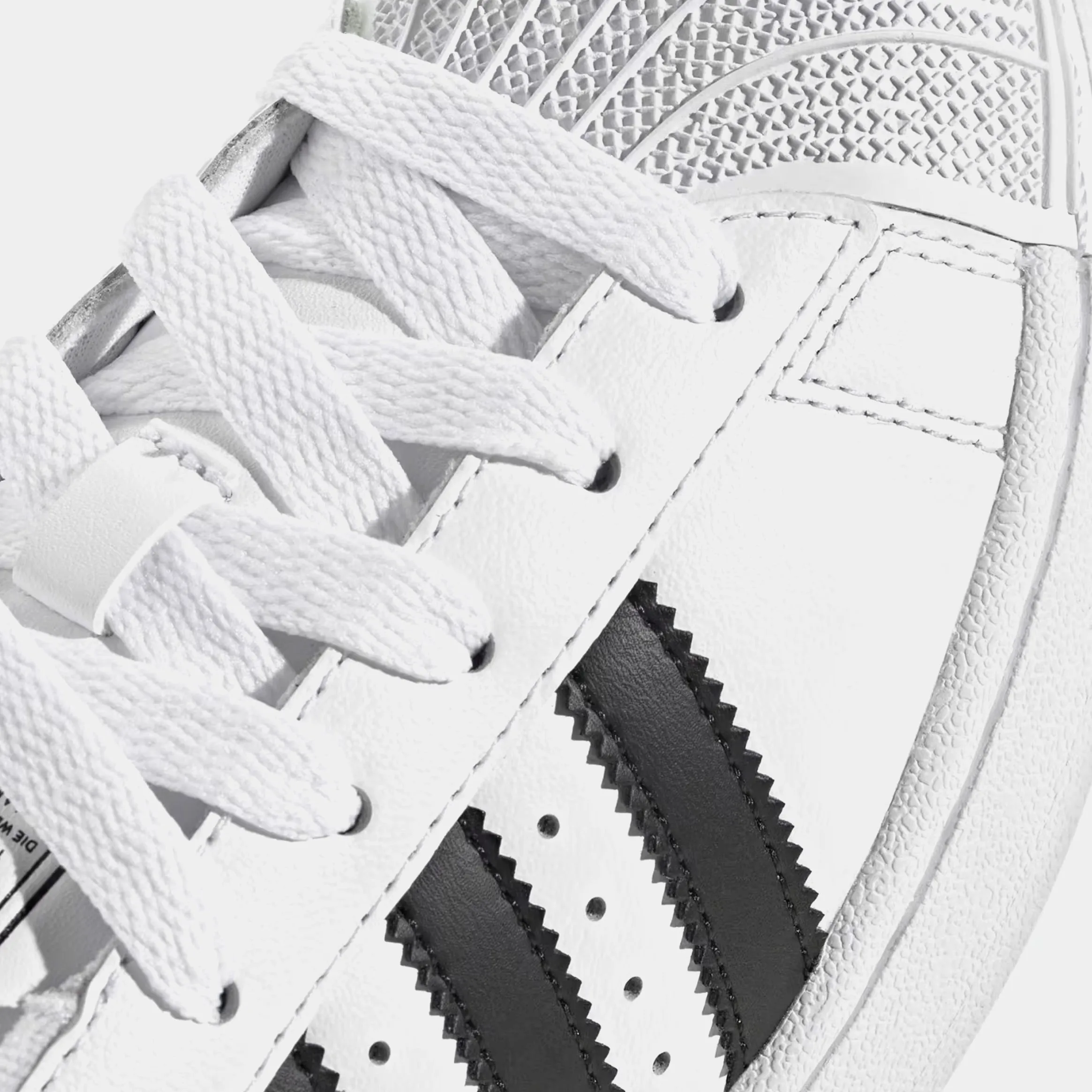 Superstar II Grade School Lifestyle Shoes (White/Black)