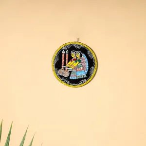 Tikuli Art Handpainted Wooden Wall Hanging (5 in)
