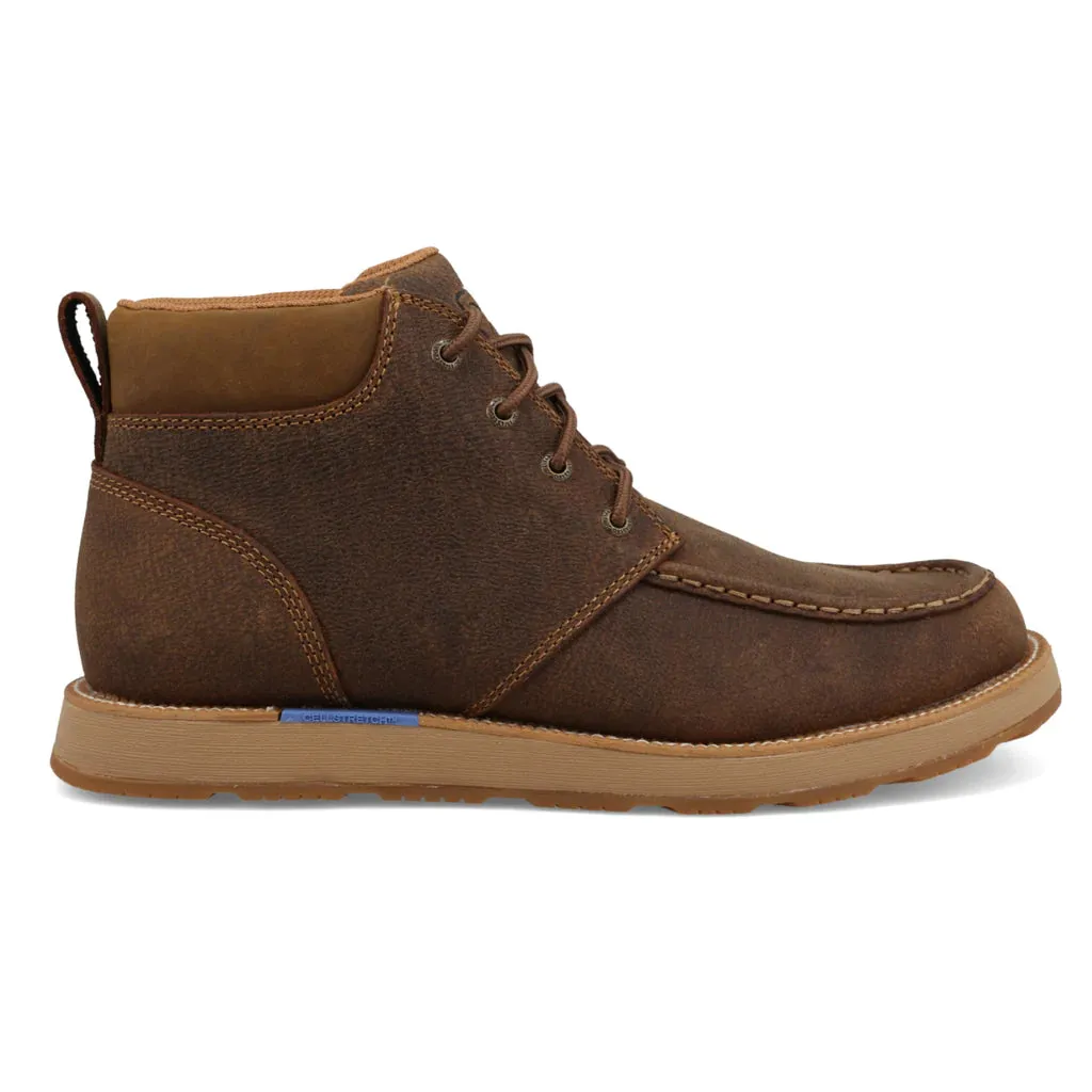 Twisted X® Men's 6 Inch Cellstretch Wedge Sole Brunette Boots MCAX002