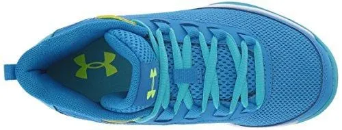 Under Armour Girls' Pre School Jet 2018 Basketball Shoe, Blue Circuit (400)/Alpine, 3