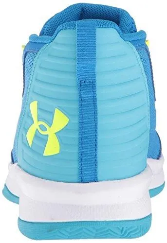 Under Armour Girls' Pre School Jet 2018 Basketball Shoe, Blue Circuit (400)/Alpine, 3