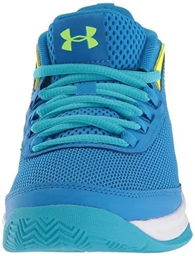 Under Armour Girls' Pre School Jet 2018 Basketball Shoe, Blue Circuit (400)/Alpine, 3