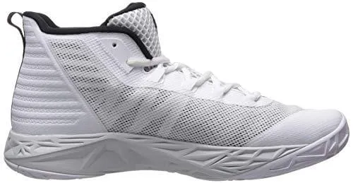 Under Armour Men's Jet Mid Basketball Shoe White (105)/Elemental 7.5 M US