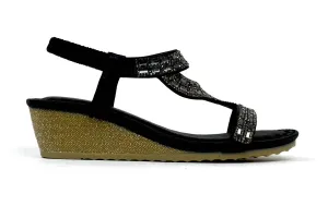 Women open toe leather summer sandals
