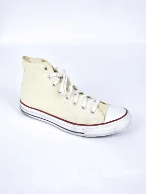 Y2K cream-coloured Converse All Star Chuck Taylor